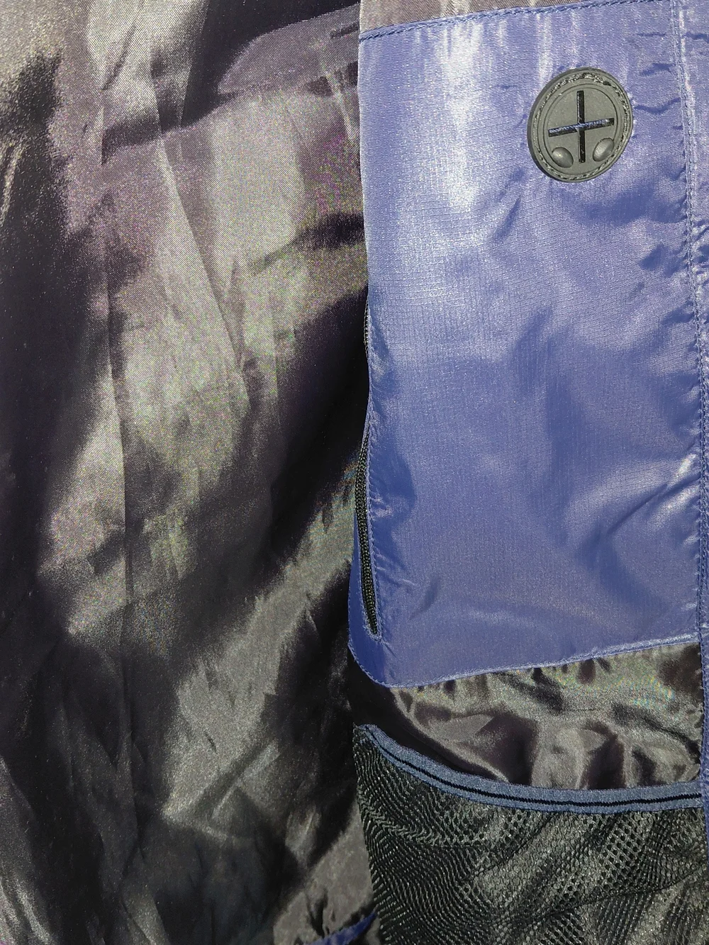 Jeep Men's Navy Quilted Puffer Vest with Zip Pockets #2448